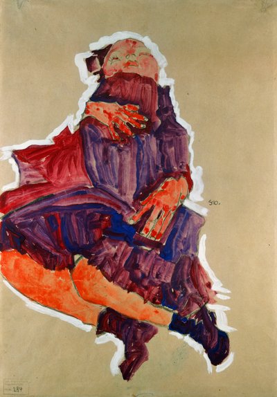 Niño durmiendo, 1910 de Egon Schiele