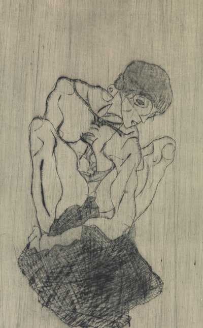 Tristeza, 1914 de Egon Schiele