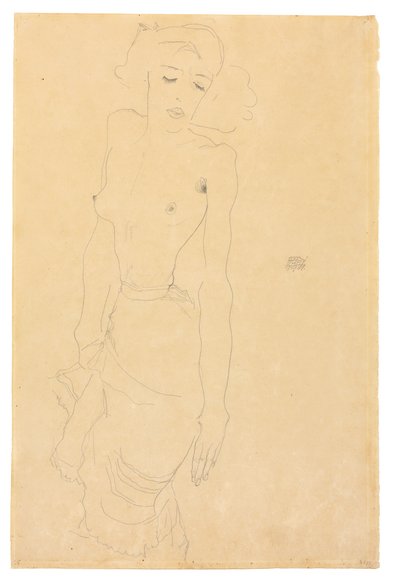 Mujer de pie, 1911 de Egon Schiele