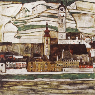 Stein en el Danubio (distrito de Krems) de Egon Schiele