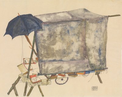 Carro de la calle de Egon Schiele