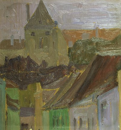 Estudio de casas de Egon Schiele