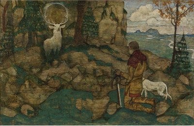 La Visión de San Huberto de Egon Schiele