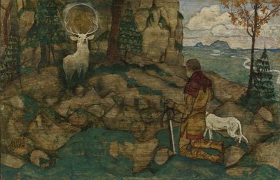 La visión de San Huberto, 1916 de Egon Schiele