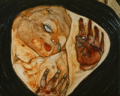Madre muerta I de Egon Schiele
