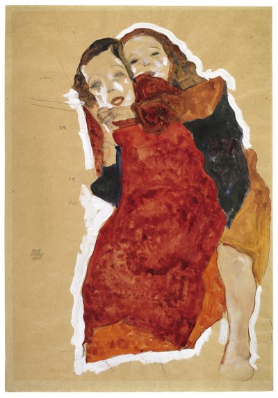 Dos chicas de Egon Schiele