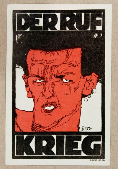 Portada (utilizando un autorretrato de ... de Egon Schiele