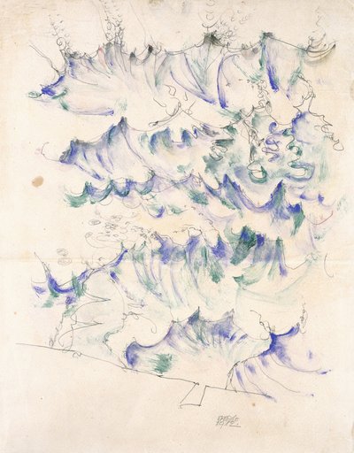 Olas, 1912 de Egon Schiele