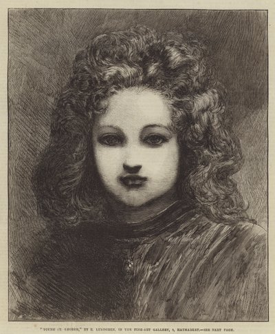 Joven San Jorge, en la Galería de Bellas Artes, 5, Haymarket de Egron Sellif Lundgren