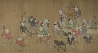 Niños jugando de Egypt, Middle Kingdom