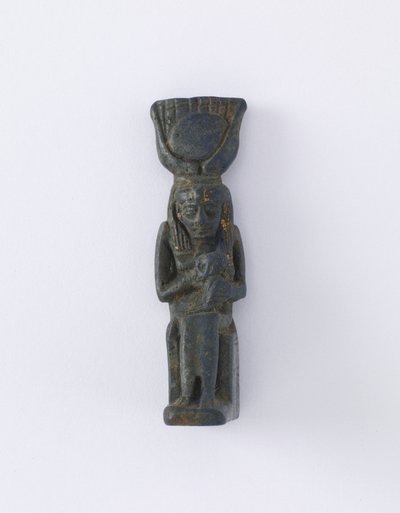 Figura de Isis y Horus, posiblemente del período ptolemaico, 305-30 a.C. de Egyptian