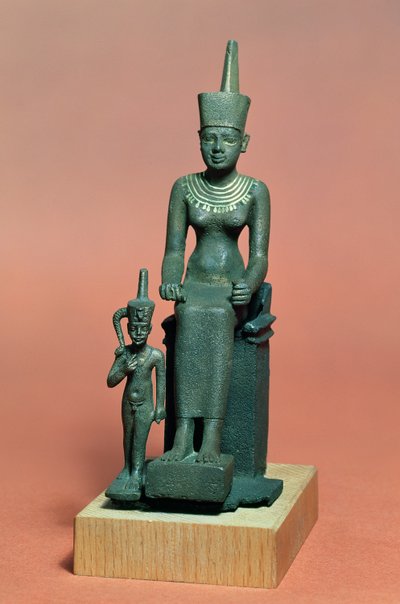 Figurillas de Isis y Horus de Egyptian