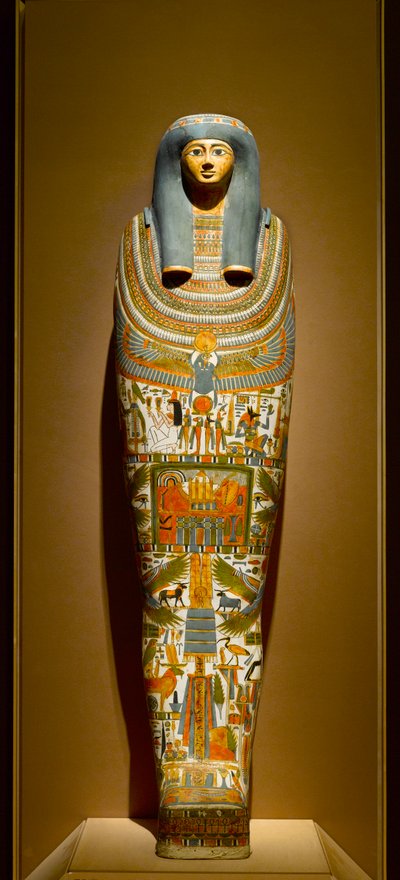 Cartonaje interior de Gautseshenu, c.700-650 a.C. de Egyptian