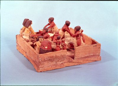 Escena de cocina con ocho figuras, Beni Hasan de Egyptian