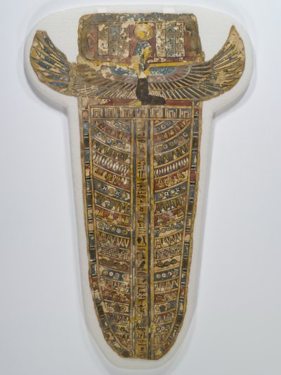 Cubierta de momia pintada (Delantal), 305-30 a.C. de Egyptian