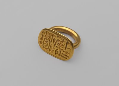 Anillo de sello, c.664-404 a.C. de Egyptian