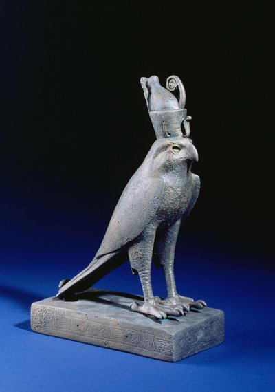 Estatuilla de Horus en forma de halcón de Egyptian