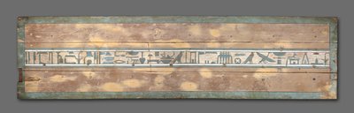 Tapa del ataúd de Senbi, Reino Medio, c.1918-1859 a.C. de Egyptian 12th Dynasty