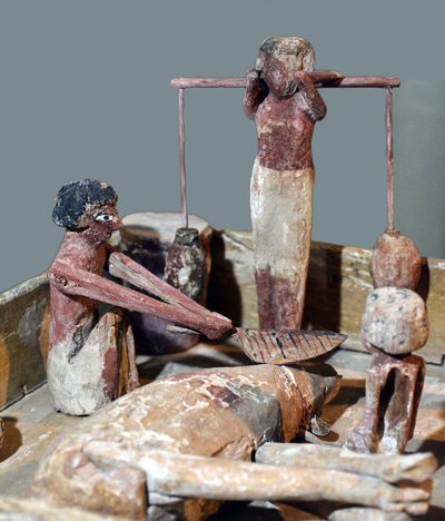 Modelo de una carnicería, Egipto, c.2000-1700 a.C. de Egyptian 12th Dynasty