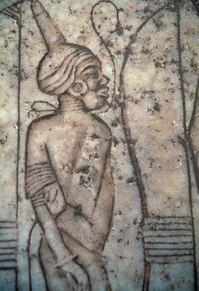 Prisionero nubio, relieve Civilización egipcia de Egyptian 12th Dynasty