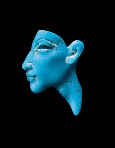Incrustación de Akhenatón, Nuevo Reino, período de Amarna, c.1353-1336 a.C. de Egyptian 13th Dynasty