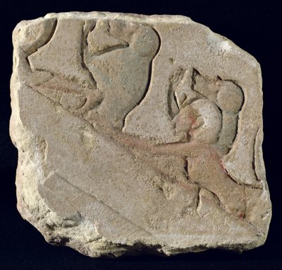 Amenofis IV (Akenatón) con babuinos, Reino Nuevo de Egyptian 18th Dynasty