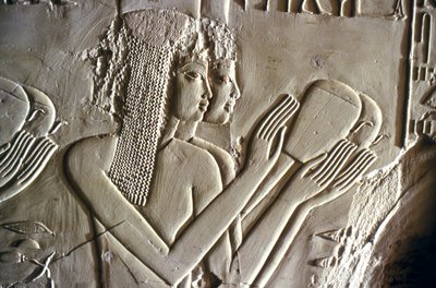 Antigüedad egipcia: jóvenes haciendo ofrendas. Tumba de Kherouef (TT192) (Dinastía XVIII) de Egyptian 18th Dynasty