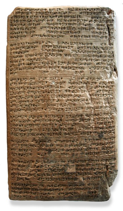 Tableta de El Amarna, c.1350 a.C. de Egyptian 18th Dynasty