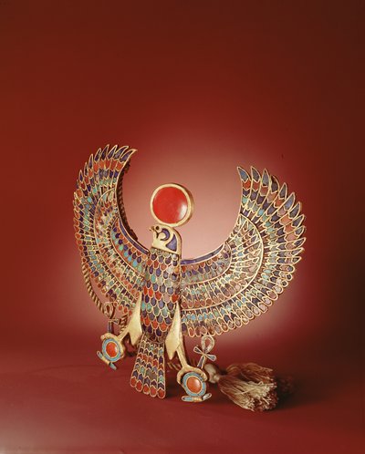 Pectoral de halcón, de la Tumba de Tutankamón, Nuevo Reino de Egyptian 18th Dynasty