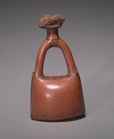 Frasco en forma de bolsa de cuero, Nuevo Reino, c.1415-1381 a.C. de Egyptian 18th Dynasty