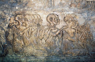 Invitados extranjeros entregando regalos a la reina Nefertiti, bajorrelieve de la tumba de Merire, Necrópolis de Tell el-Amarna, Egipto, Civilización egipcia, Reino Nuevo, Dinastía XVIII de Egyptian 18th Dynasty