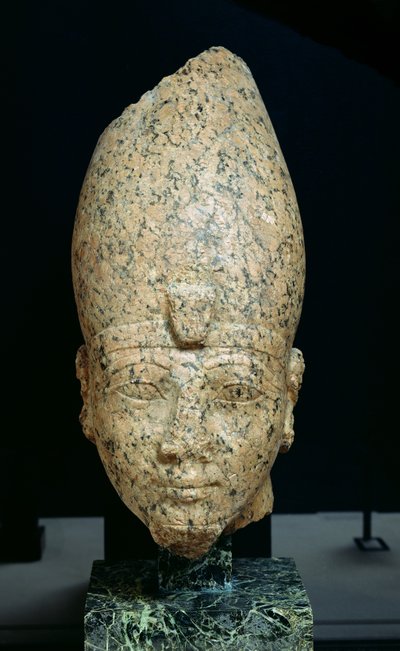 Cabeza de Hatshepsut (c.1473-c.1458 a.C.) o Tuthmosis II (c.1491-c.1479) Nuevo Reino, c.1479-1425 a.C. de Egyptian 18th Dynasty
