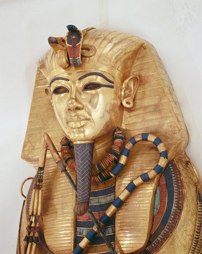 Ataúd más interno del rey, Tumba de Tutankamón (c.1370-1352 a.C.) Nuevo Reino de Egyptian 18th Dynasty