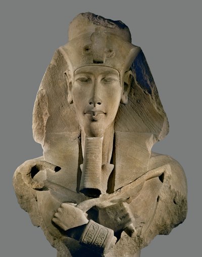 Faraón Amenofis IV Akhenatón (escultura) de Egyptian 18th Dynasty