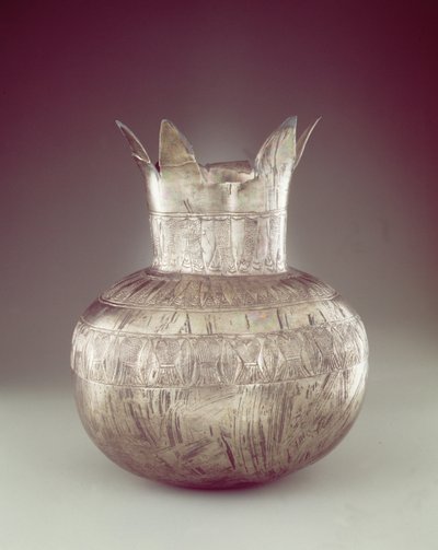 Jarrón de granada, de la tumba de Tutankamón, Nuevo Reino de Egyptian 18th Dynasty