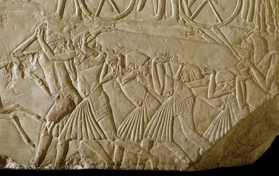 Relieve de la tumba de Horemheb de Egyptian 18th Dynasty