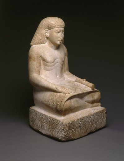Estatua de escriba de Amunhotep, hijo de Nebiry, c.1426-1400 a.C. de Egyptian 18th Dynasty
