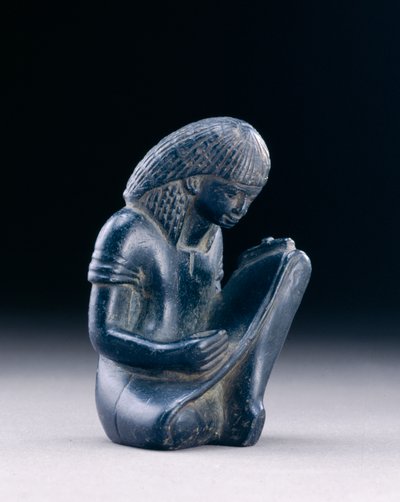 Escriba sentado, Nuevo Reino, 1391-1353 a.C. de Egyptian 18th Dynasty