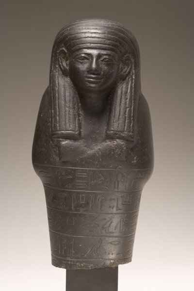 Figura Shabti para Amenemhat, Nuevo Reino (diorita) de Egyptian 18th Dynasty