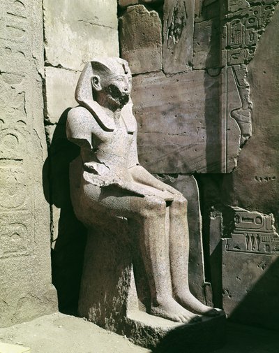 Estatua de Tutmosis III (c.1490-39 a.C.) Nuevo Reino de Egyptian 18th Dynasty