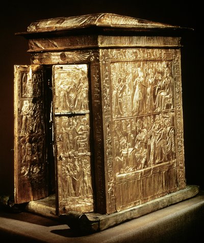 El Santuario Dorado de Tutankamón de Egyptian 18th Dynasty