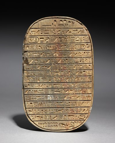 Escarabajo de caza de toro salvaje de Amenhotep III, c.1391-1353 a.C. de Egyptian 18th Dynasty