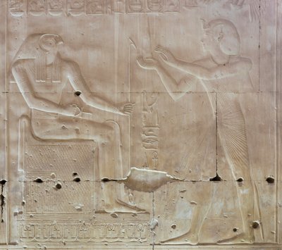 Bajorrelieve, templo de Seti I, Abidos, Egipto de Egyptian 19th Dynasty