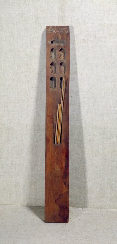 Paleta perteneciente al pintor Dedia, de Tebas, Nuevo Reino (madera) de Egyptian 19th Dynasty