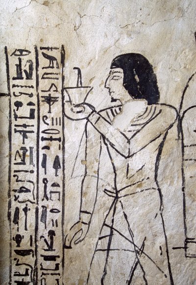 Imagen del libro de los muertos, Tumba de Nakhtmin, Abusir, Egipto, Civilización egipcia, Nuevo Reino, Dinastía XIX de Egyptian 19th Dynasty