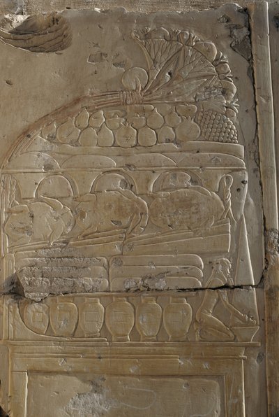 Relieve, Templo de Ramsés II, Abidos, Egipto, Civilización egipcia, Reino Nuevo, Dinastía XIX (foto) de Egyptian 19th Dynasty