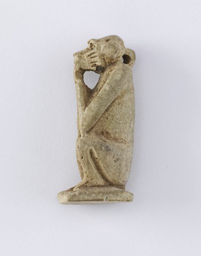 Mono sentado, Nuevo Reino, c.1292-1190 a.C. de Egyptian 19th Dynasty