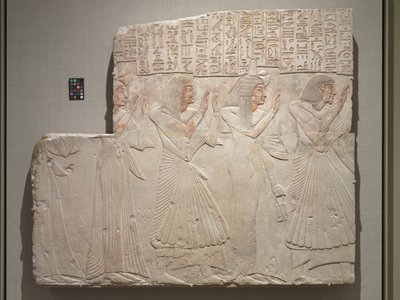 Relieve de tumba del médico jefe Amenhotep y familia, c.1279-1257 a.C. de Egyptian 19th Dynasty