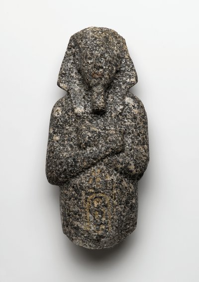 Figura ushabti de Amenofis IV (Akenatón) (c.1364-1347 a.C.) de El Amarna, Nuevo Reino (granito) de Egyptian 19th Dynasty