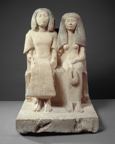 Yuny y su esposa Renenutet, c.1280 a.C. de Egyptian 19th Dynasty